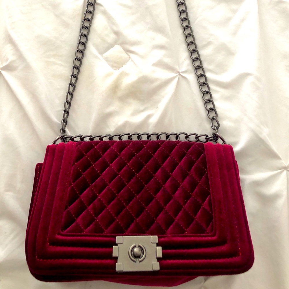 ❤️Velvet handbag❤️